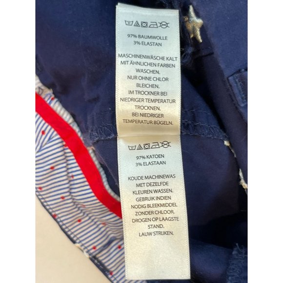 British Khaki Womens Starfish Chino Shorts Mid Rise Outdoor Lightweight Navy 10 - Picture 9 of 10